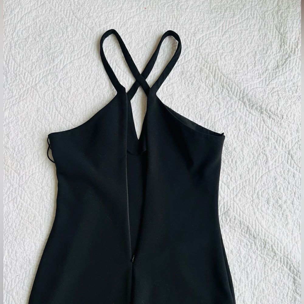Likely Black Strappy Sleeveless Keyhole Sheath Evening Elegant Dress sz 8 - Picture 6 of 9